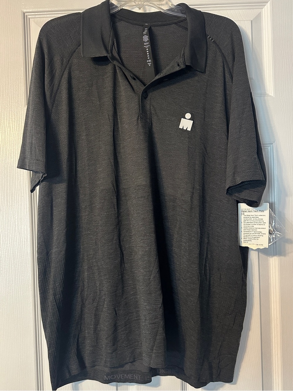 Lululemon IRONMAN Men's Metal Vent Tech Polo 2.0